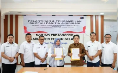 Kantah Pessel Teken Kontrak Kerja dan Cek Kesiapan Alat untuk Dukung PTSL 2026