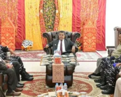 Bupati Benni Warlis Terima Kunjungan Aster Dankodaeral II Padang