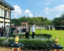 Polres Dharmasraya Gelar Apel Kesiapan Pengamanan DCL 2026