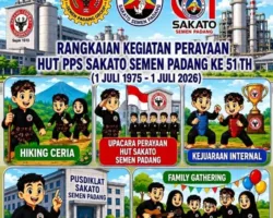 PPS Sakato Semen Padang Siapkan Rangkaian Meriah HUT ke-51, Wujudkan Semangat Berakhidah dan Berprestasi