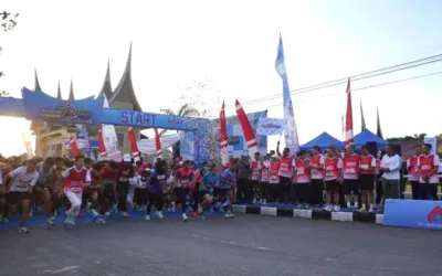 Ribuan Pelari Meriahkan Bhayangkara Run 2026 di Padang Panjang