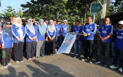 Peringati HAN 2026, Wako Yota Balad dan Wawako Mulyadi Lepas Jalan Santai Kelurahan Pasir