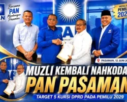 Wakil Ketua Komisi IV DPRD Sumbar Muzli M. Nur Kembali Dipercaya Pimpin PAN Pasaman
