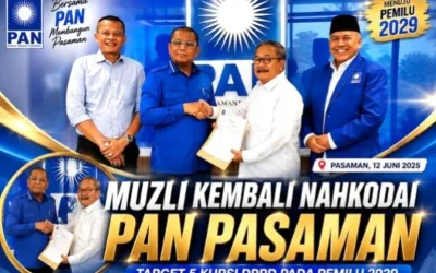 Wakil Ketua Komisi IV DPRD Sumbar Muzli M. Nur Kembali Dipercaya Pimpin PAN Pasaman