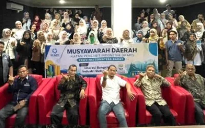 Dibuka Kadis Arpus Sumbar, Musda IKAPI Pilih Alizar jadi Ketua IKAPI Sumbar 2026-2031