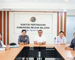 Tingkatkan Kualitas Data Reforma Agraria, Kantah Pessel Ikuti Coaching Clinic Penataan Akses