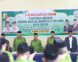 Wawako Suryadi Hadiri Pengukuhan Zul Elfian Umar sebagai Ketua DMI Kota Solok Masa Khidmat 2026-2031