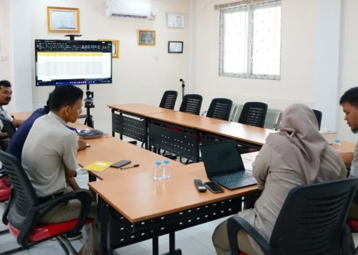 Koordinasi Teknis Foto Tegak PTSL, Kantah Pesisir Selatan Pastikan Data Pertanahan Akurat