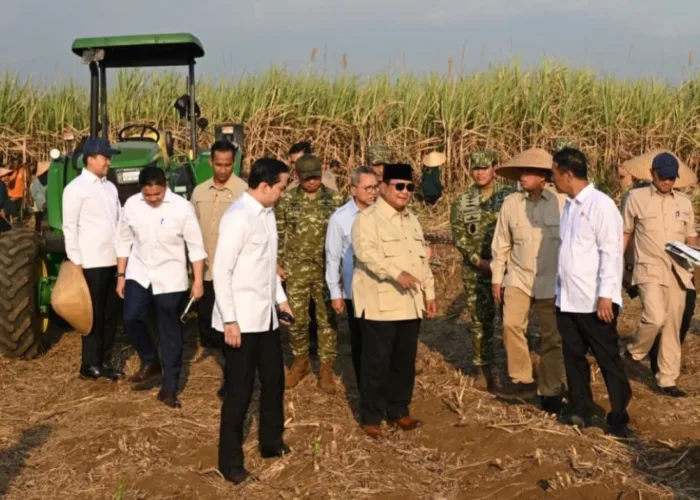 Dampingi Presiden Panen Raya di Malang, Nusron: Ketahanan Pangan Butuh Kepastian Hukum Tanah