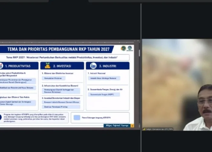 Sekjen ATR/BPN Instruksikan RKA-KL 2027 Fokus Dukung Transformasi Layanan Pertanahan