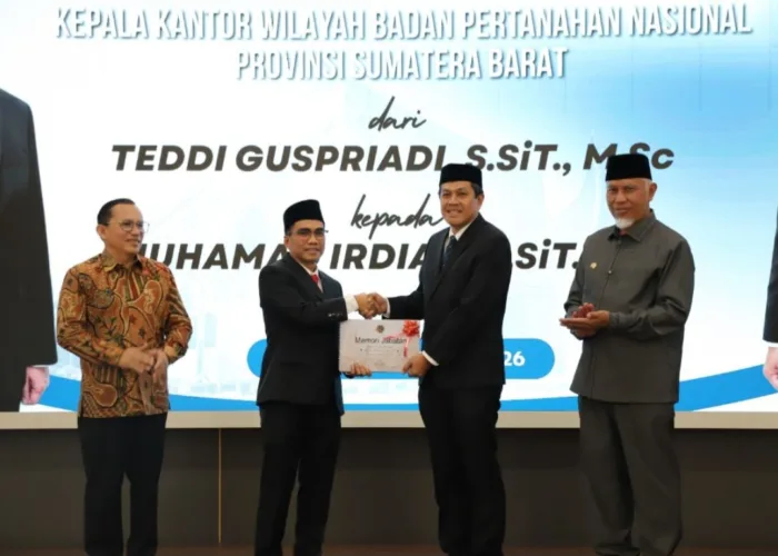 Muhamad Irdian Pimpin BPN Sumbar, Tantangan Baru Perkuat Pelayanan Pertanahan