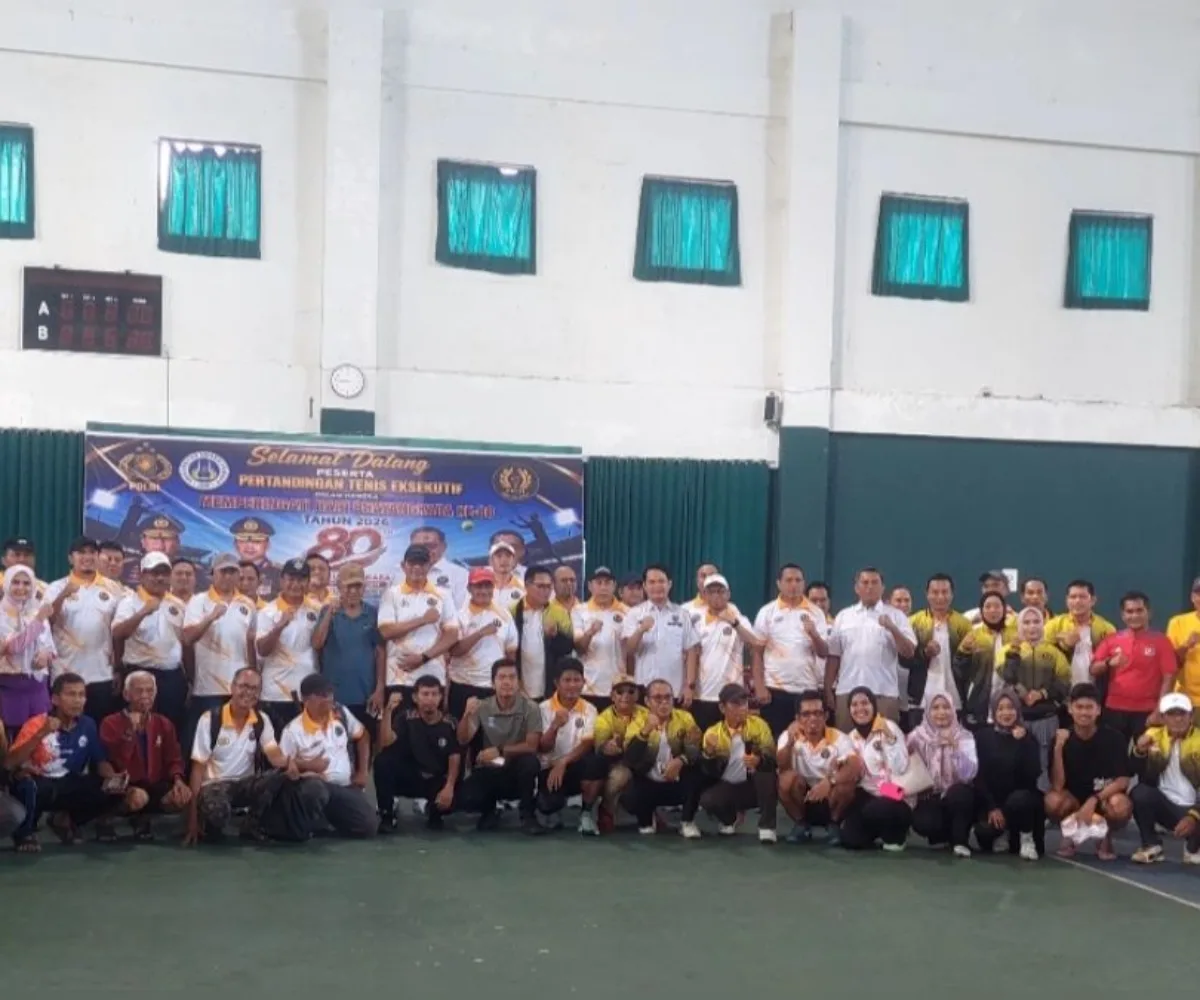 Kapolda Sumbar Buka Turnamen Tenis Eksekutif HUT ke-80 Bhayangkara, Diikuti 197 Peserta