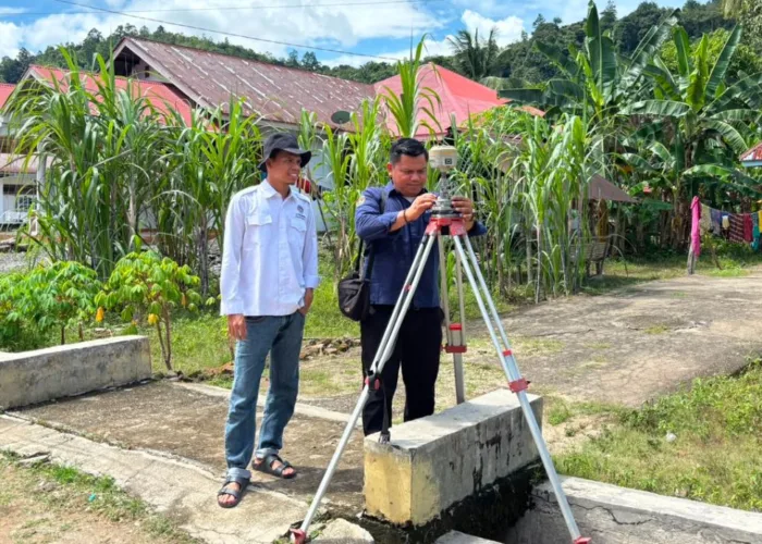 Pengukuran Titik ICP Foto Tegak, Kantah Pessel Perkuat Akurasi Data Pertanahan