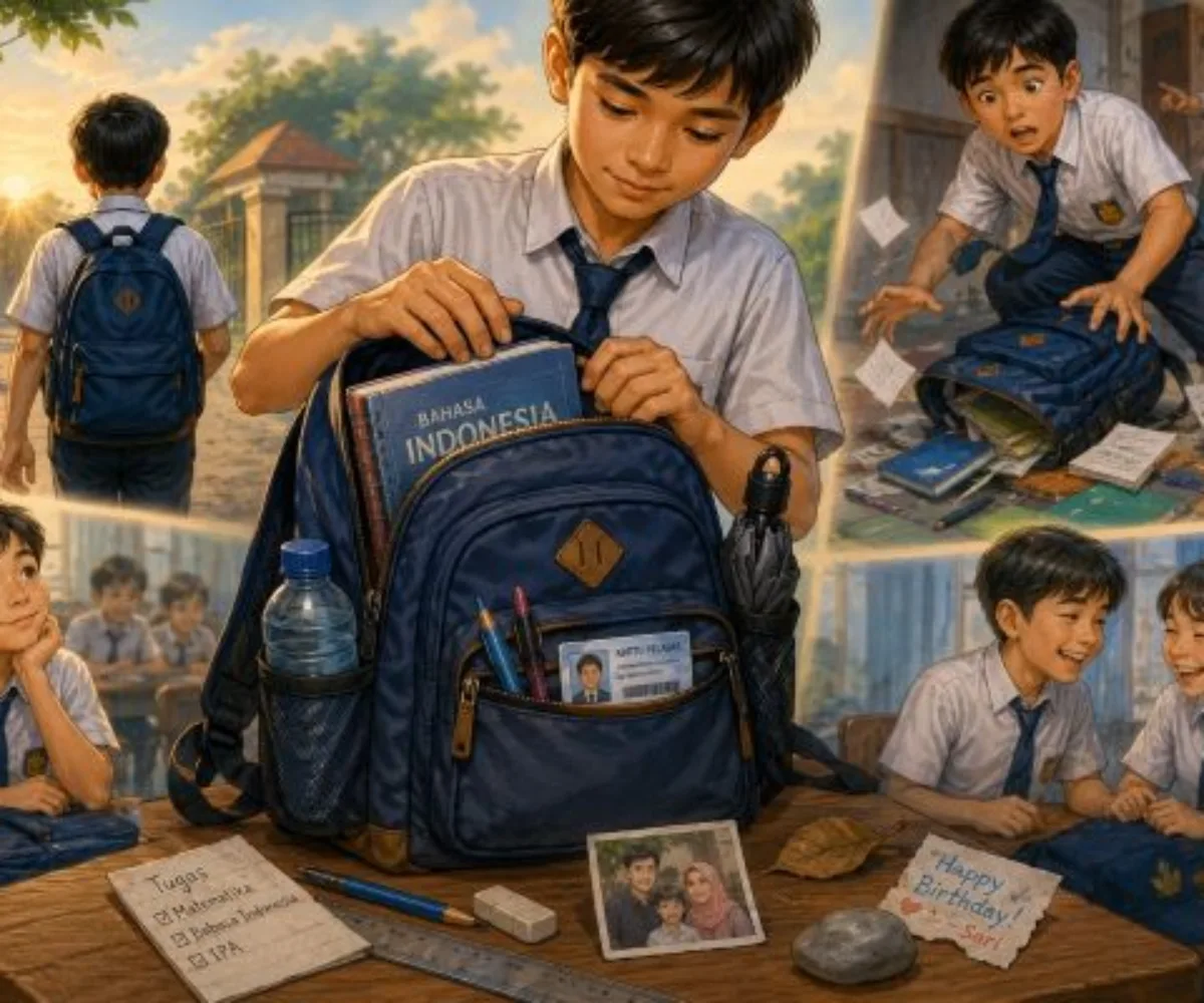 Tas yang Aku Bawa ke Sekolah