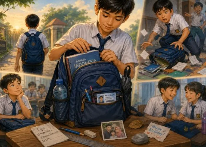 Tas yang Aku Bawa ke Sekolah