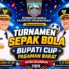 Memeriahkan HUT RI ke-81, Bupati Yulianto Buka Sepakbola Bupati Cup 2026