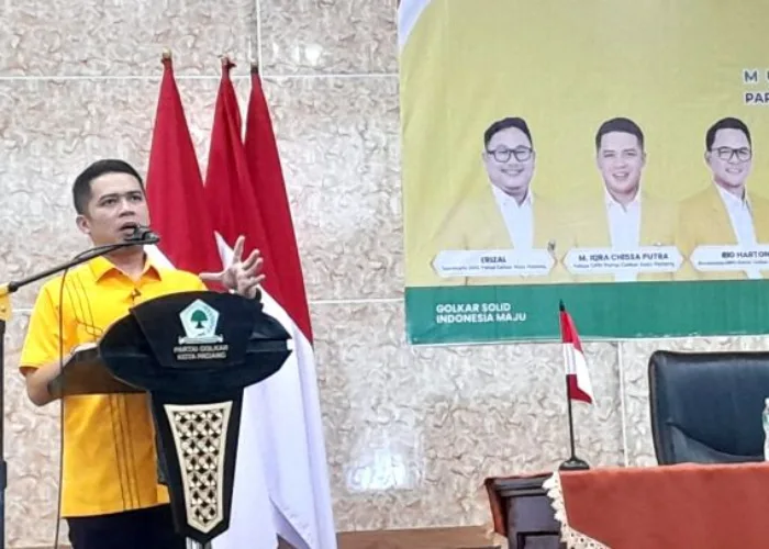 Iqra Chissa Dorong Kader Turun ke Masyarakat, Atril Badli Terpilih Pimpin Golkar Bungus Teluk Kabung