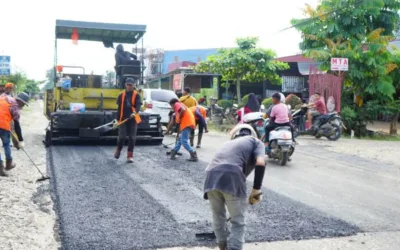 Lama tak Diperbaiki Hingga Menjadi Perhatian Bupati Annisa, Jalan Simpang Koto Agung-Blok C Sitiung I Kini Kembali Mulus