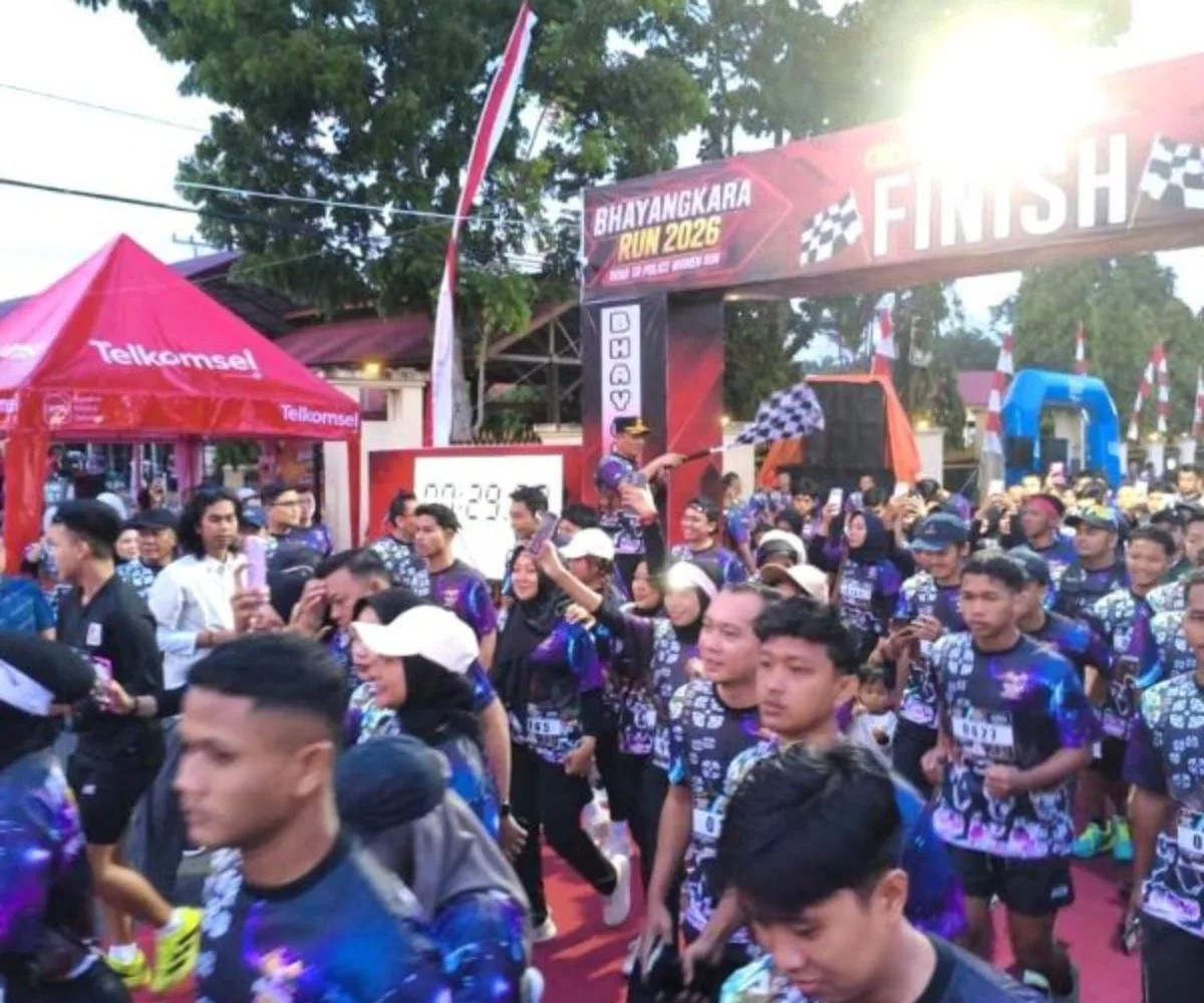 Lebih dari 1.000 Pelari Ramaikan Bhayangkara Run 2026 di Pasaman Barat