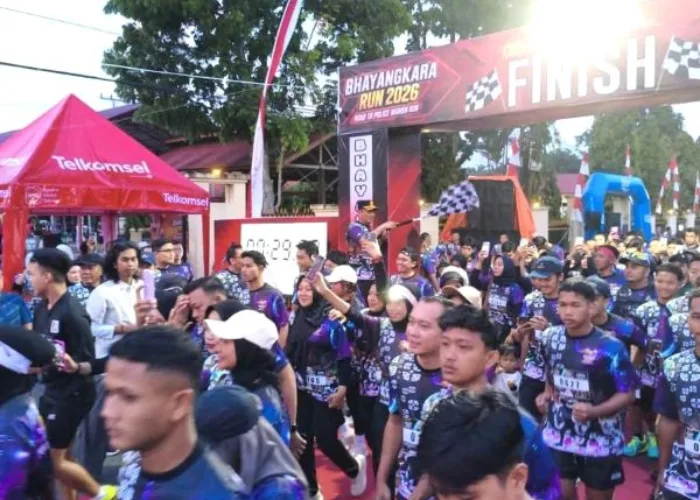 Lebih dari 1.000 Pelari Ramaikan Bhayangkara Run 2026 di Pasaman Barat