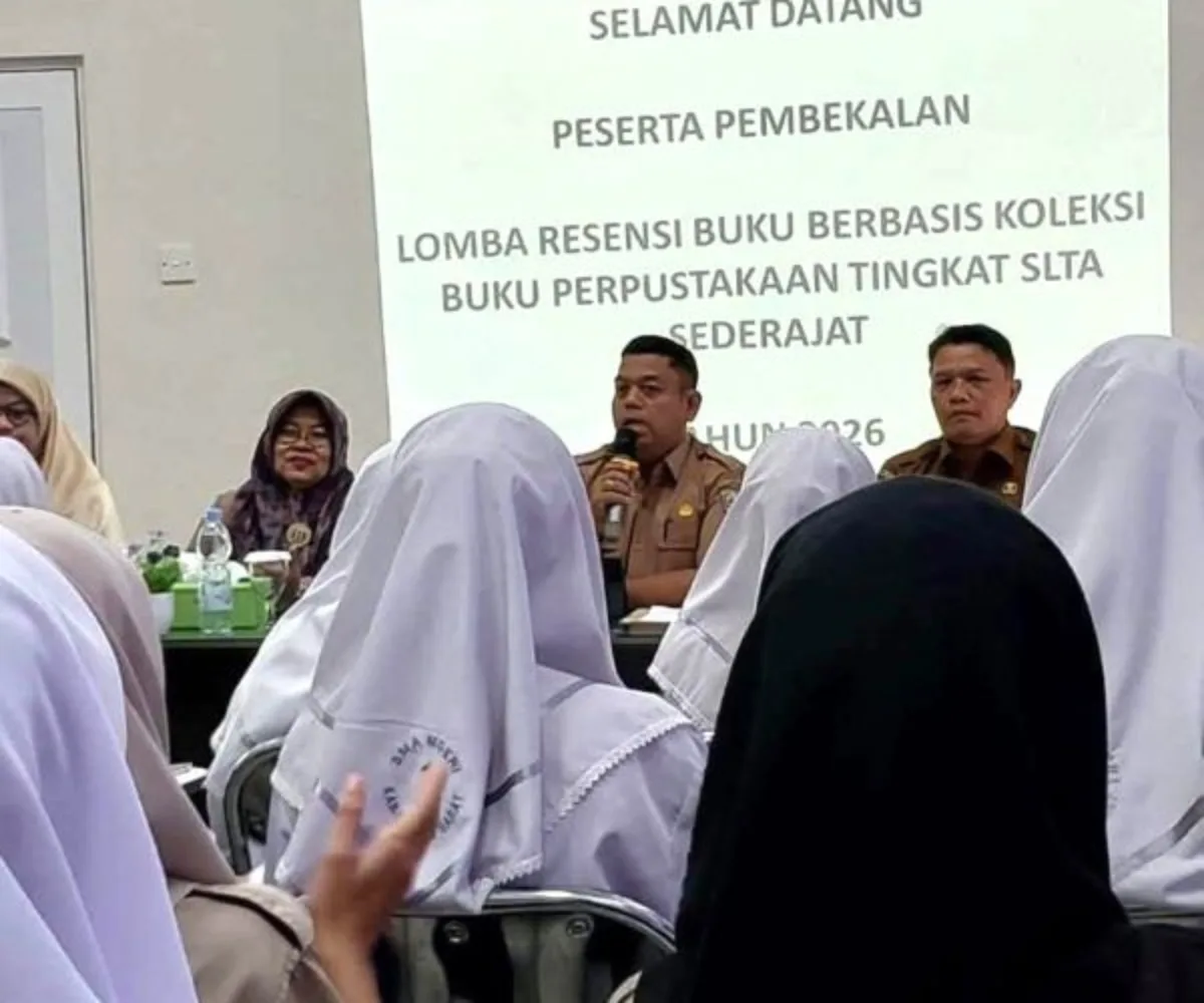 50 Pelajar Pasbar Ikuti Pembekalan Lomba Resensi Buku Berbasis Koleksi Perpustakaan