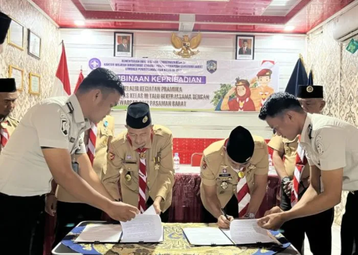 Pramuka Pasaman Barat Gandeng Lapas Talu Perkuat Pembinaan Karakter Warga Binaan