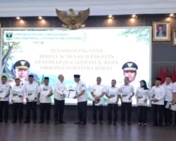 Bupati Yulianto Tegaskan Komitmen Lindungi Lahan Pertanian, Pasbar Teken Kesepakatan LP2B se-Sumatera Barat