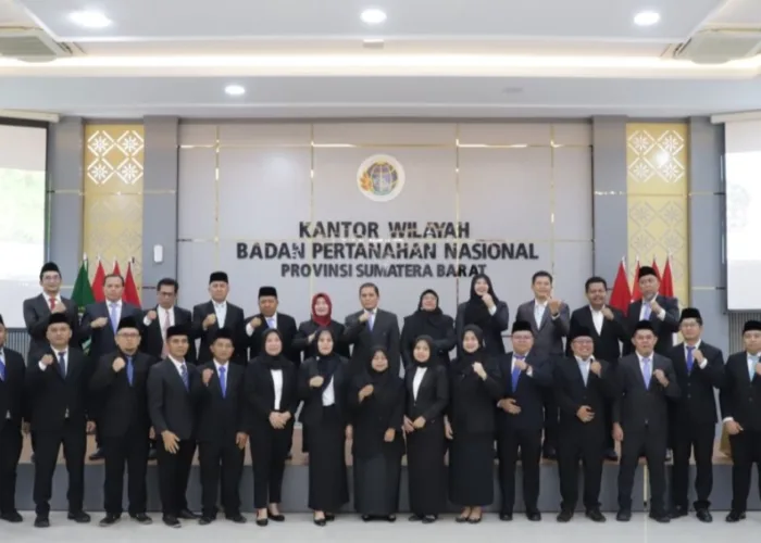 Penguatan Integritas dan Profesionalisme, Kanwil BPN Sumbar Gelar Pelantikan Jabatan
