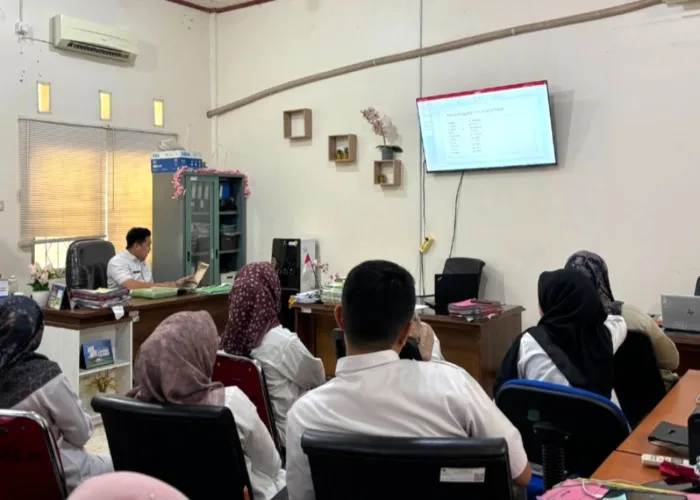 Pastikan Pelayanan Optimal, Seksi Penetapan Hak dan Pendaftaran Kantor Pertanahan Pessel Gelar Monev