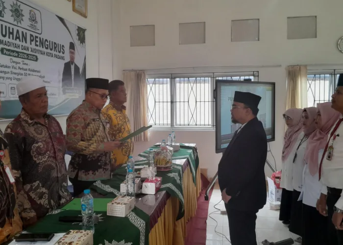 MKKS SD Muhammadiyah dan Aisyiyah Kota Padang Dikukuhkan, Al Amin: MKKS Mesti Bersama Majukan Sekolah