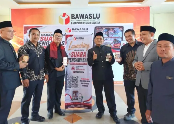 Pertama di Sumbar, Bawaslu Pesisir Selatan Luncurkan Majalah Digital Suara Pengawasan