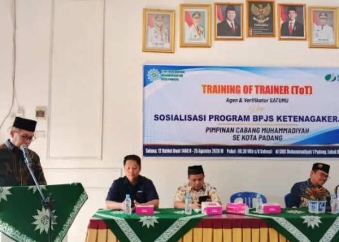 Buka Pelatihan Verifikator SatuMutu, Al Amin : Garda Terdepan Wujudkan Satu Data Muhammadiyah di Kota Padang