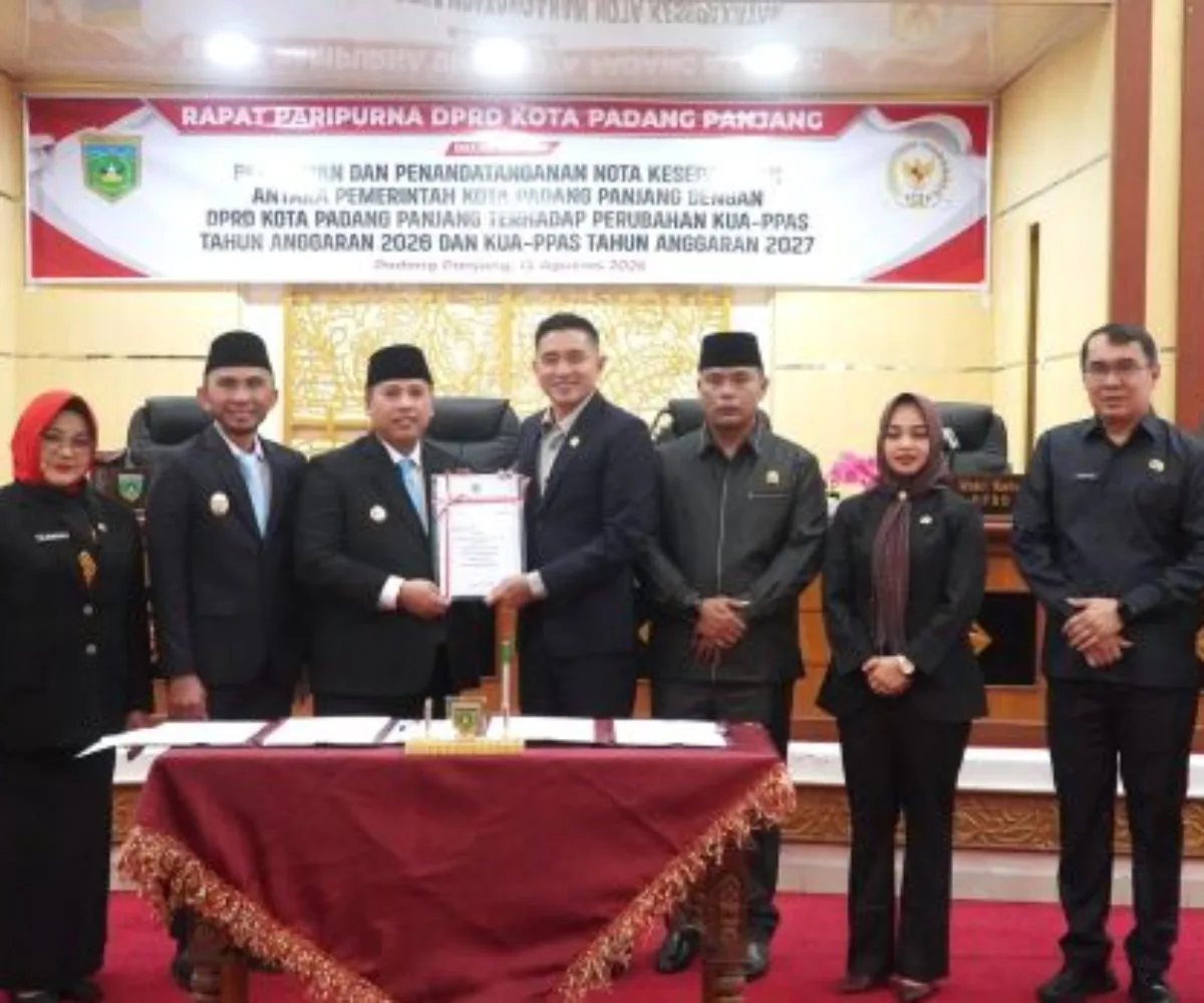 Di Tengah Padatnya Agenda Kemerdekaan, DPRD Padang Panjang dan Pemko Tuntaskan Perubahan KUA-PPAS 2026