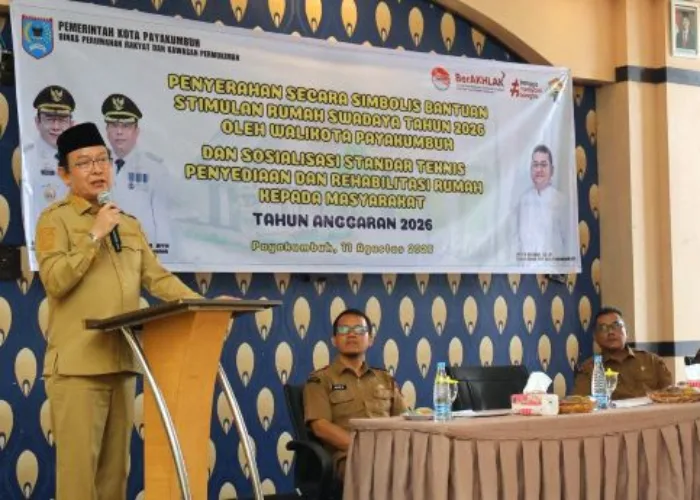 Pemko Payakumbuh Bedah 100 Rumah Tidak Layak Huni pada 2026