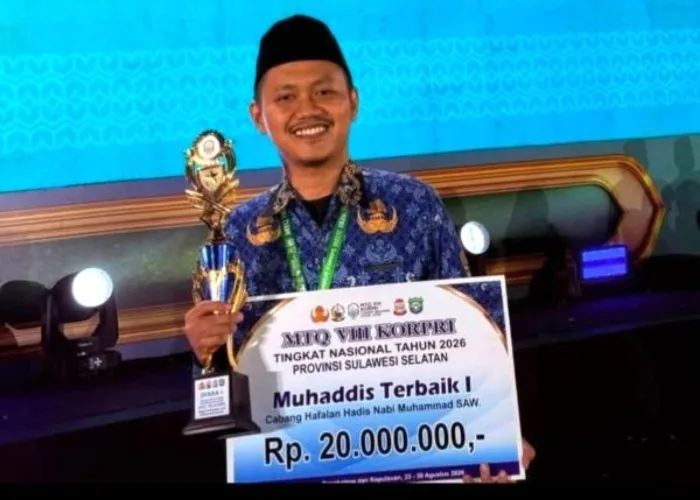 Imamul Muttaqin Raih Juara 1 Hafalan Hadits Putra MTQ Korpri Nasional 2026
