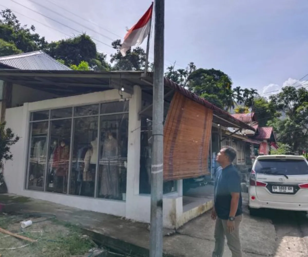 Monitoring di Siguntur Temukan Warga Mulai Semarak Pasang Bendera Merah Putih