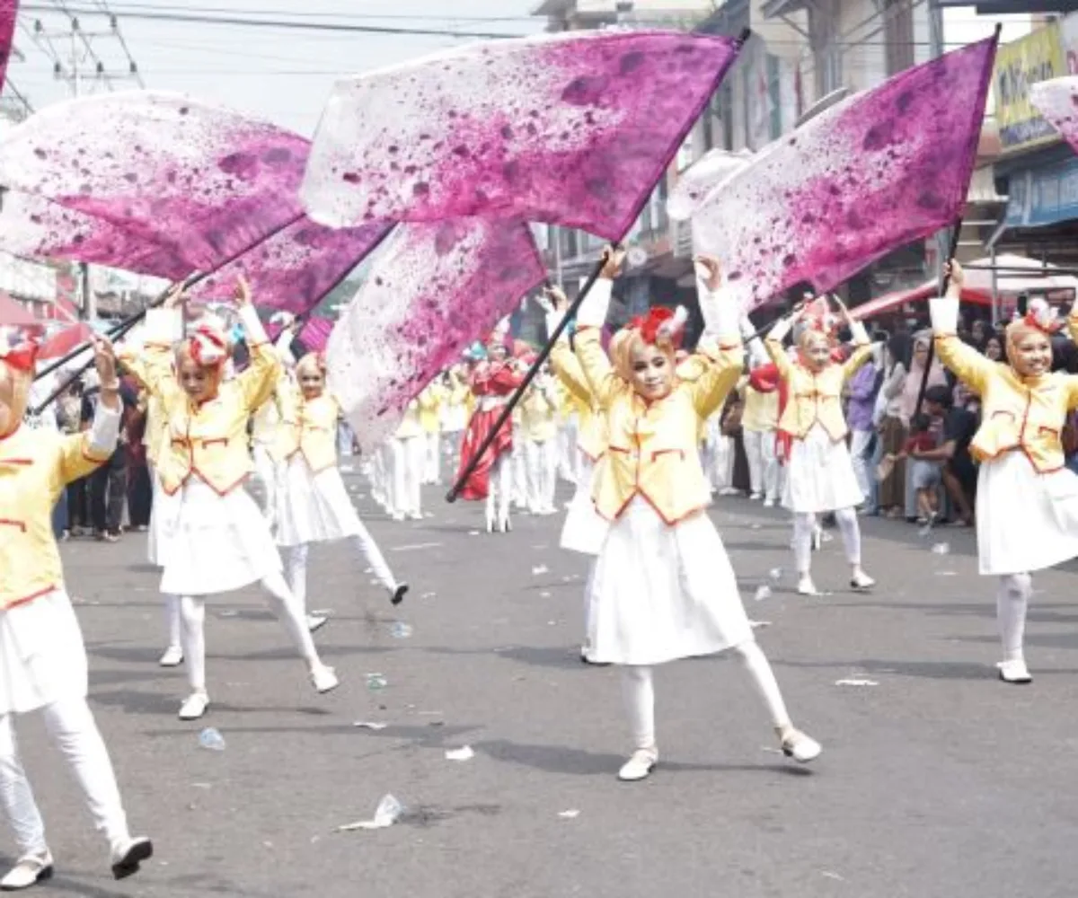 Meriahkan HUT ke 81 RI, 113 Kontingen Meriahkan Pawai Alegoris, Drumband dan Marching Band