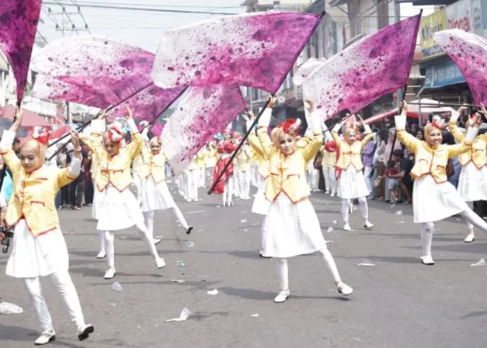 Meriahkan HUT ke 81 RI, 113 Kontingen Meriahkan Pawai Alegoris, Drumband dan Marching Band