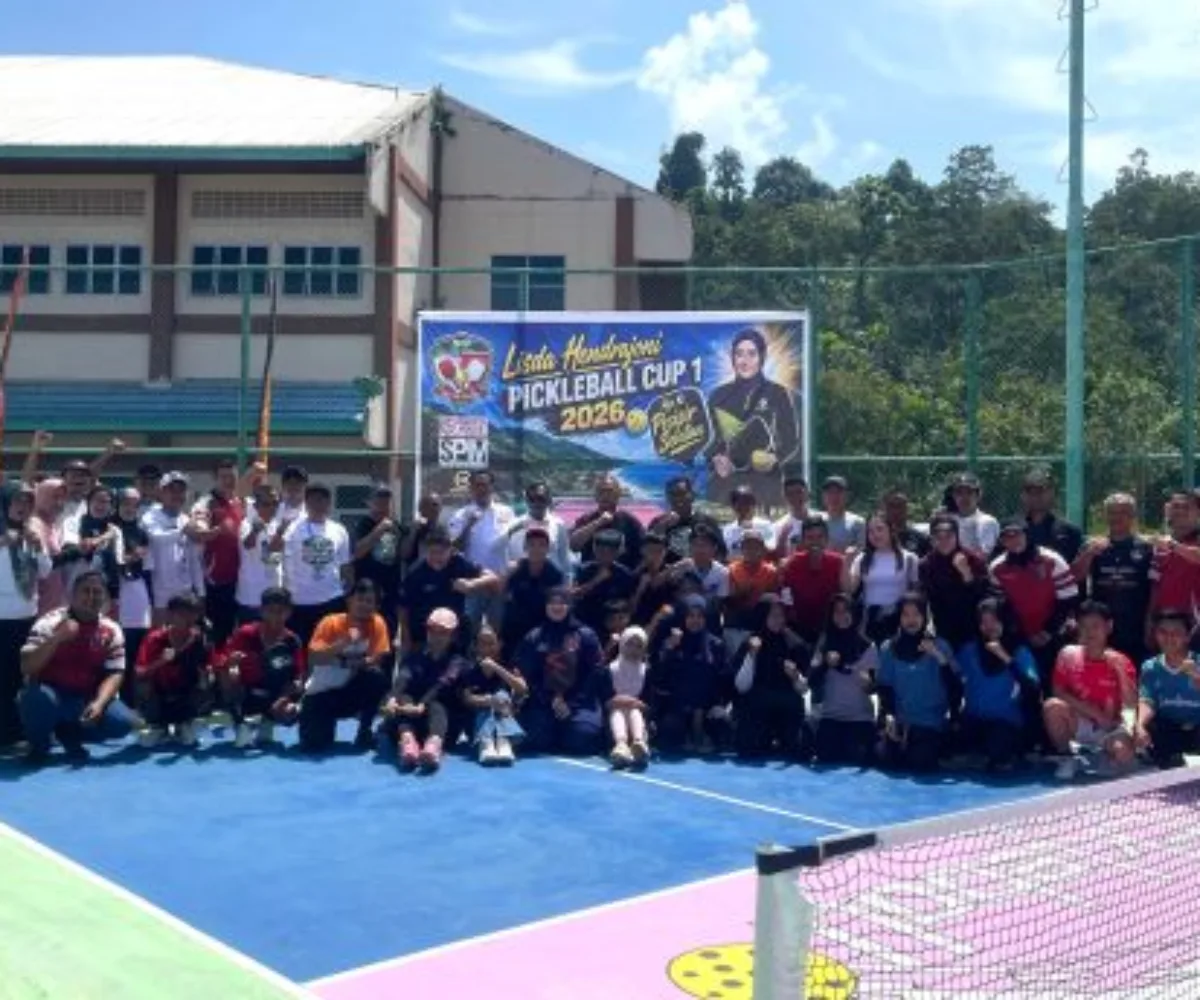 94 Pasangan Berbagai Daerah Ramaikan Lisda Hendrajoni Pickleball Cup I 2026 di Pessel