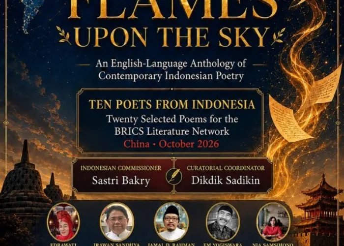10 Penyair “Golden Flames Upon The Sky” Terpilih Mewakili Indonesia dalam Antologi BRICS Literature Network 2026
