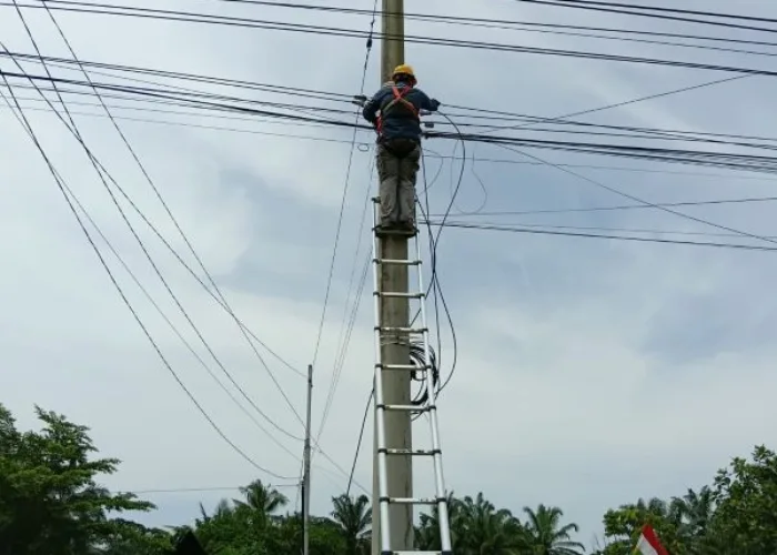 Perkuat Pengelolaan Aset Telekomunikasi, PLN Icon Plus Lakukan Pemeliharaan Jaringan melalui P3AK di Rokan Hulu