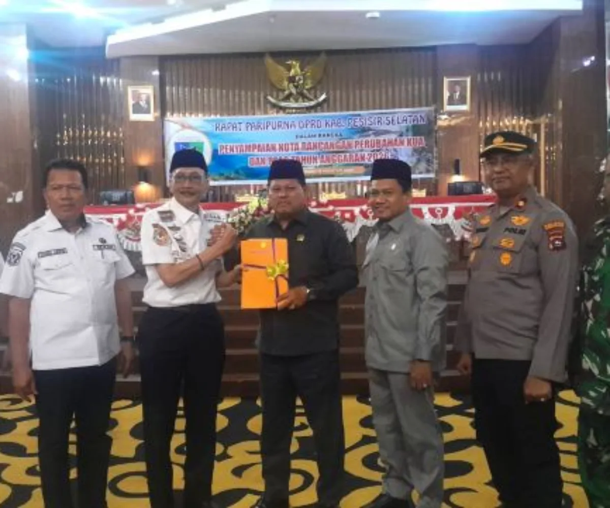 DPRD Pesisir Selatan Gelar Rapat Paripurna Penyampaian Nota Perubahan KUA dan PPAS 2026
