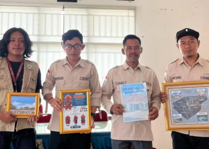 Bukan Sekedar Mengabdi, Mahasiswa KKN UNP Hadirkan Video Profil, Majalah, dan Peta Wilayah Nagari Koto Ranah
