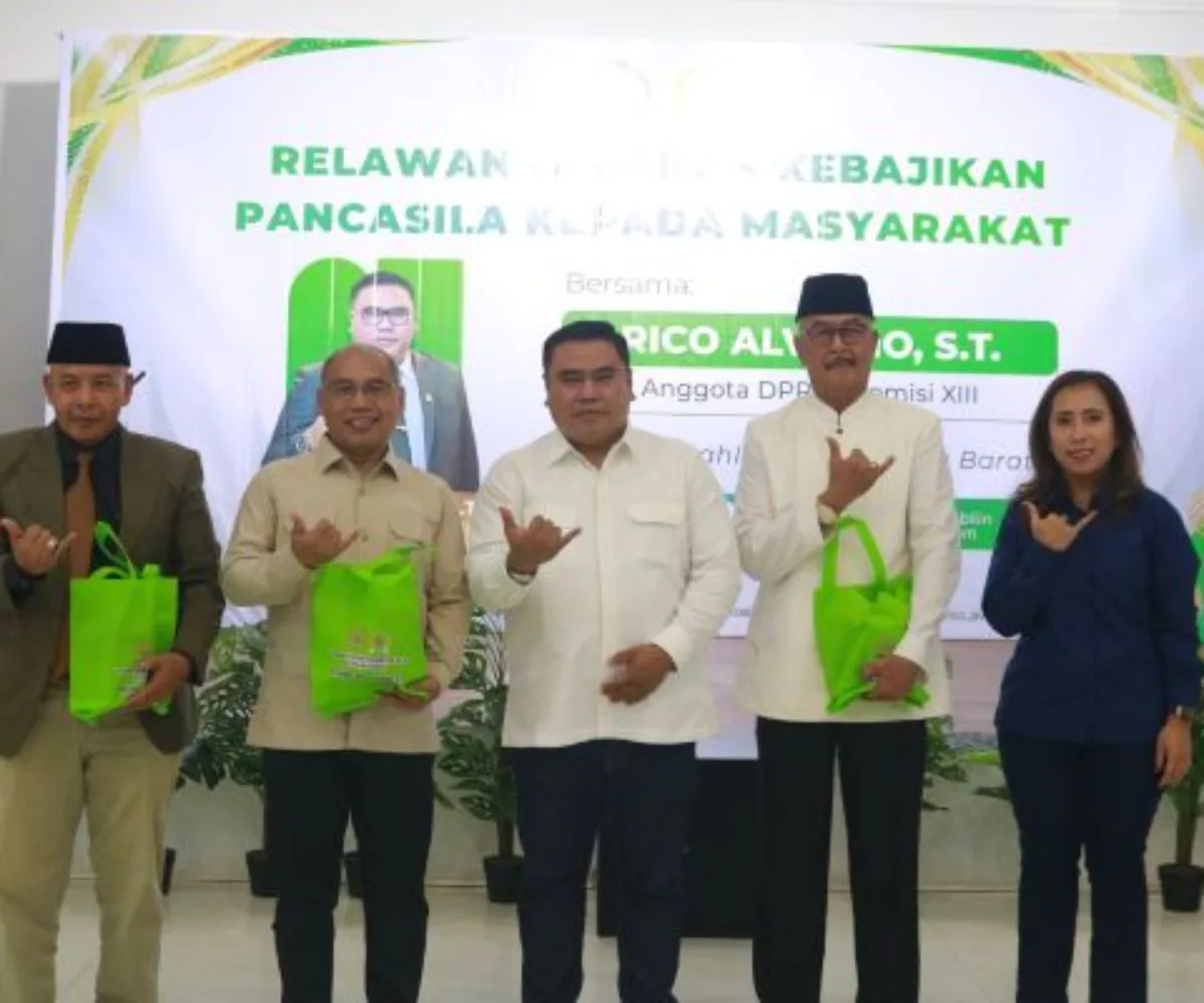 Perkuat Nilai-nilai Pancasila, Rico Alviano Sosialisasikan Relawan Gerakan Kebajikan Pancasila di Kota Sawahlunto
