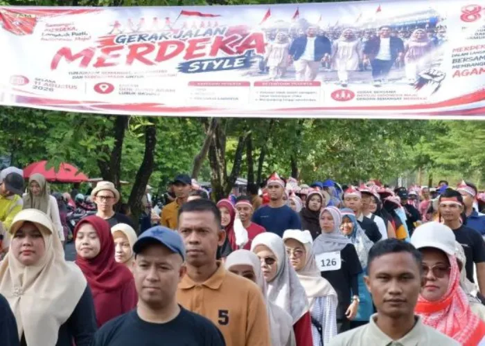 Peringati HUT RI ke-81, Gerak Jalan Merdeka Style Diikuti  130 Kelompok dengan Gaya Beragam
