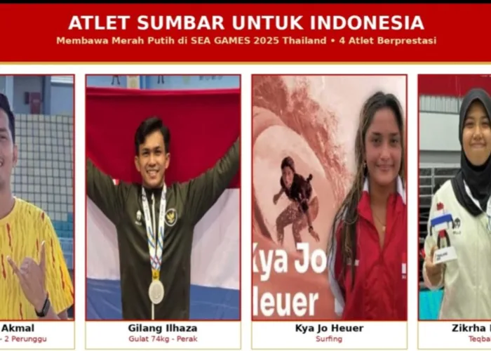 Empat Atlet Sumbar Perkuat Indonesia di Asian Games 2026, Bonus Rp3 Miliar Menunggu