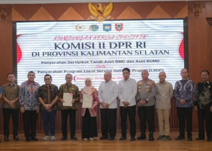829 Aset Pemda Kalsel Dikunci Legalitas, Wamen Ossy: Jangan Biarkan Tanah Negara Tak Bersertipikat