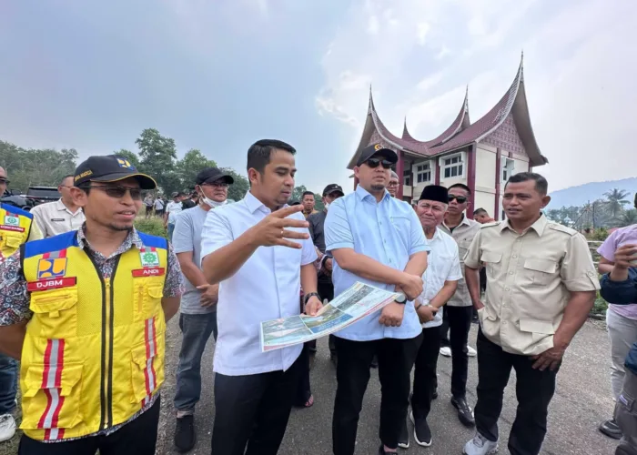 Wali Kota Solok Bersama Andre Rosiade Tinjau Rencana Lanjutan Pembangunan Jalan Lingkar Utara