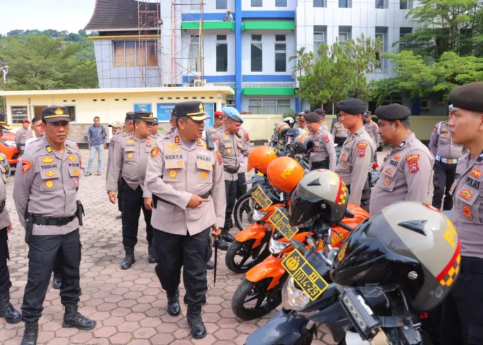 Jelang Pilwana 2026, Kapolres Pessel Cek 37 Kendaraan Dinas untuk Pastikan Siap Operasional
