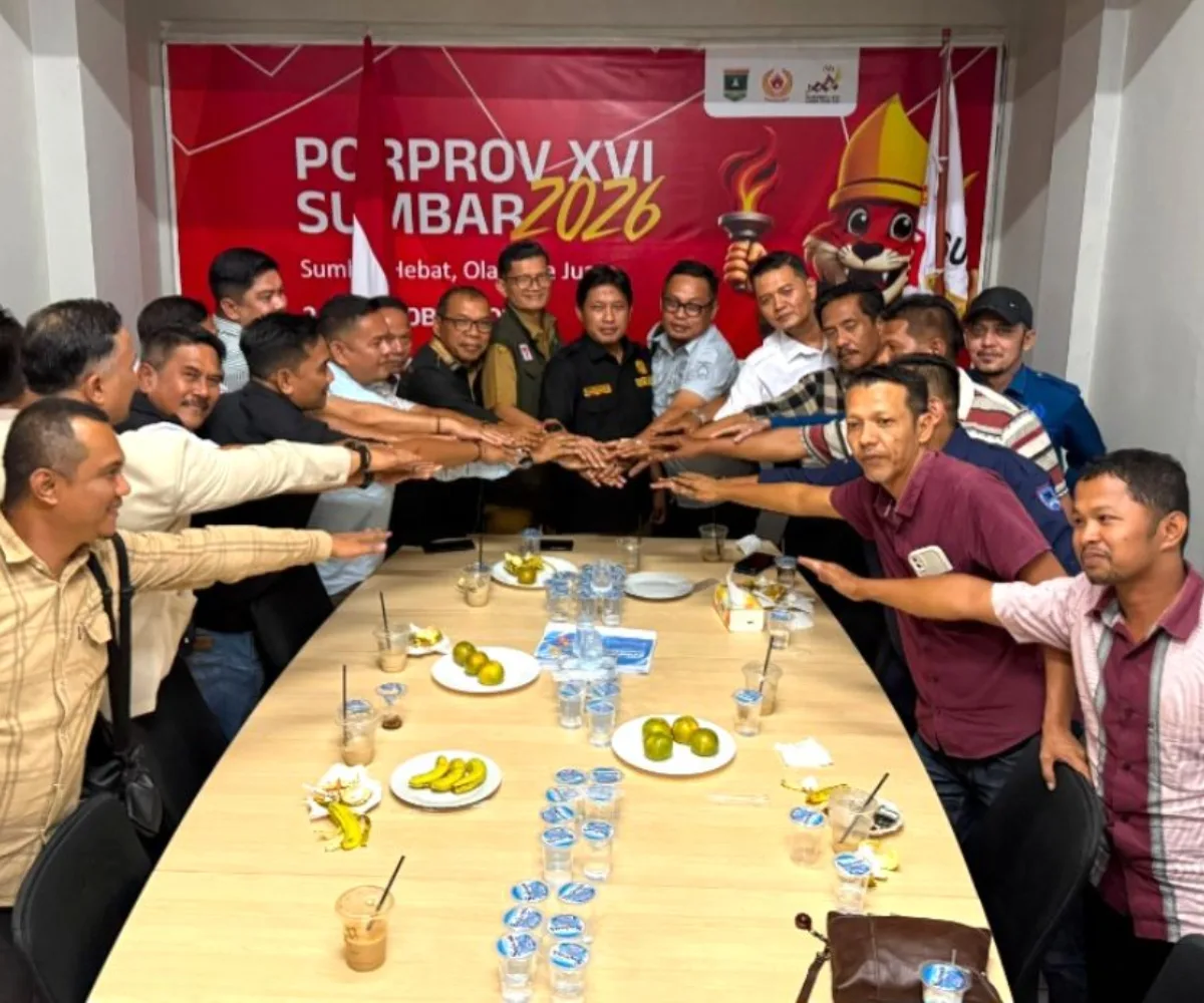 Songsong Porprov XVI 2026, KONI se-Sumatera Barat Rapatkan Barisan